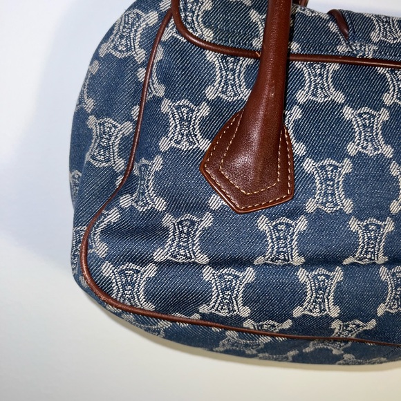 Celine Macadam Printed Denim Bag - Picture 9 of 15